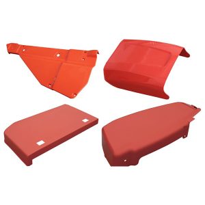 vstrekované plastové puzdrá