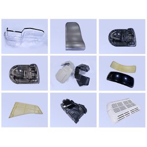 vakuovo tvarované interiérové a exteriérové diely automobilového interiéru
